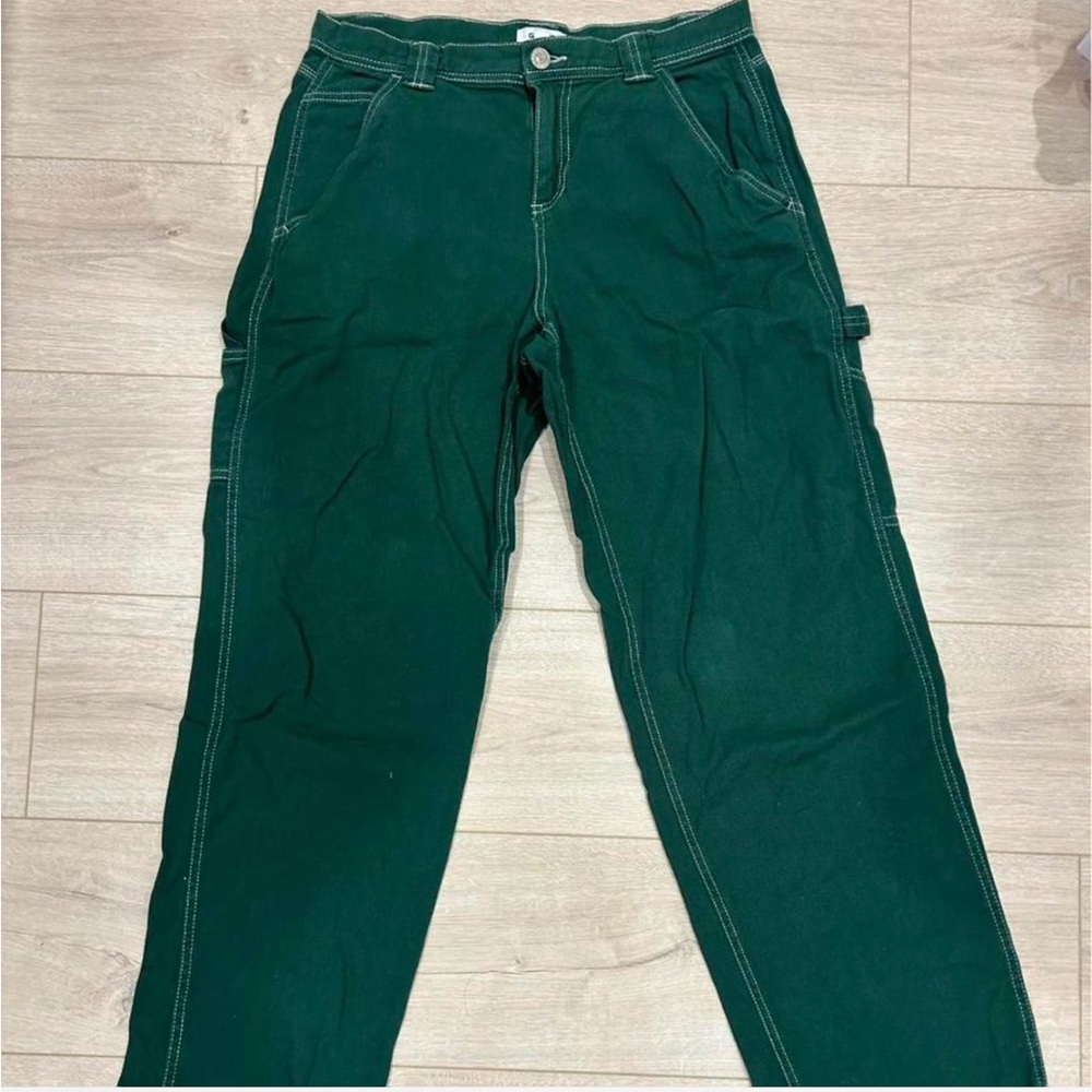 Garage Forest Green Carpenter Pants